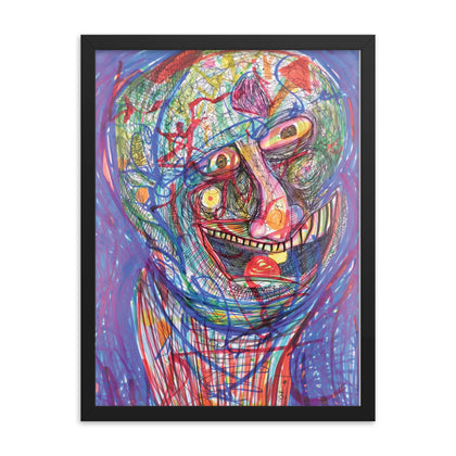 "Joy Bomb" Framed Print