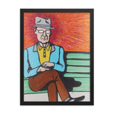 "Complacent on a Sunday Afternoon" Framed Print