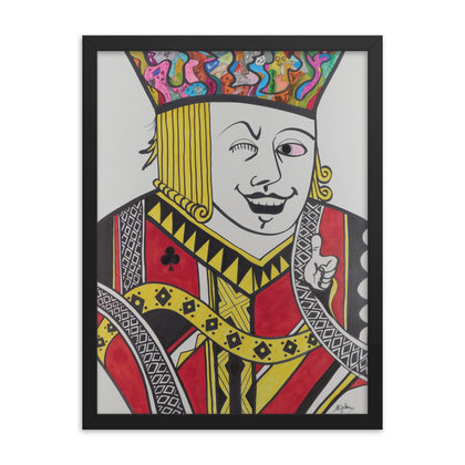 "Jack of Clubbing" Framed Print