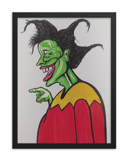 "The Jester" Framed Print