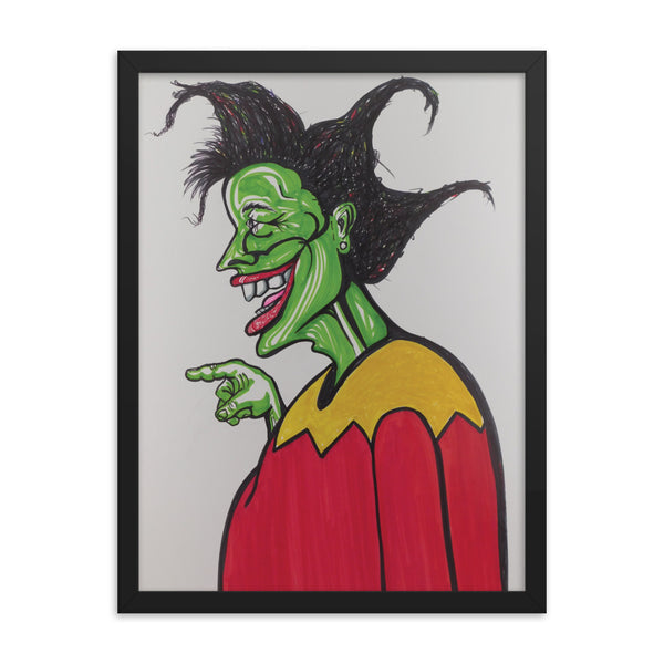 "The Jester" Framed Print