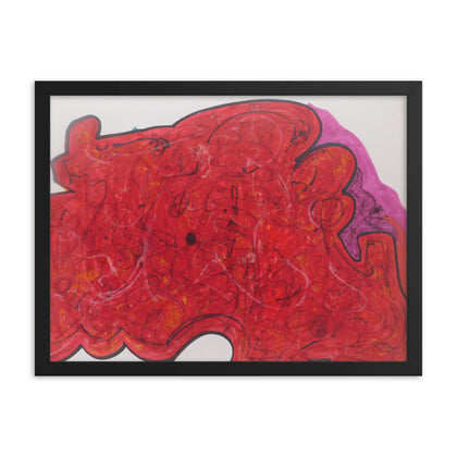 "A Lack of Control" Framed Print