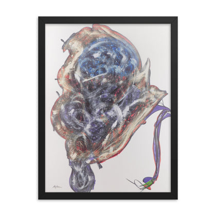 "Cosmic Placenta" Framed Print