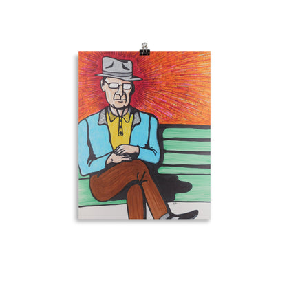 "Complacent on a Sunday Afternoon" Print