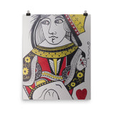 "The Queen of Heart Has Secrets" Print