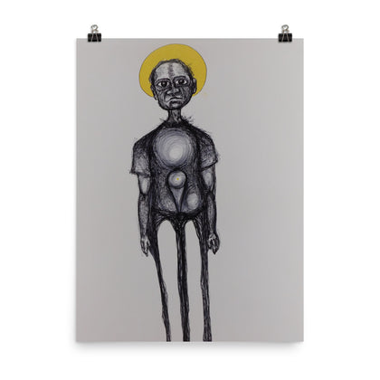 "Look to the Living as Long as You Live" Print