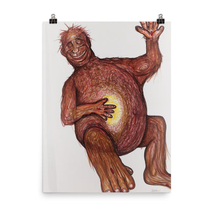 "21st Century Hominid" Print