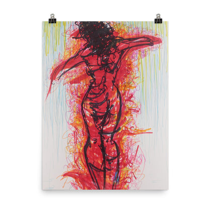 "Dancing in the Rain" Print