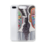 "The Left, the Right, and the Ghost of Buddha" iPhone Case