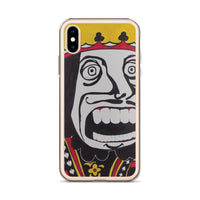 "King of Spades Has a Panic Attack" iPhone Case