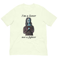 I'm a lover, not a fighter" Short-Sleeve unisex T-Shirt