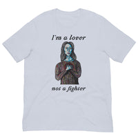 I'm a lover, not a fighter" Short-Sleeve unisex T-Shirt