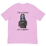 I'm a lover, not a fighter" Short-Sleeve unisex T-Shirt