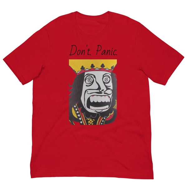 "Don't Panic" Short-Sleeve Unisex T-Shirt